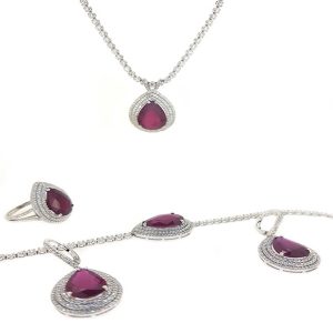 diamond and ruby necklace