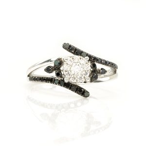 Ravish Black Diamond Ring – B04796