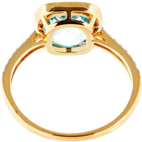 Diamond blue ring sales