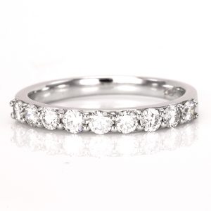half eternity diamond ring