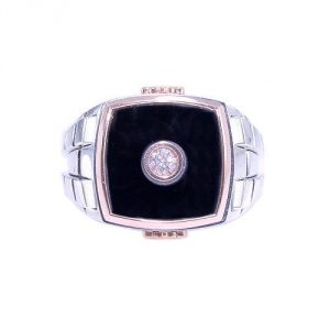 Black Onyx Mens Ring