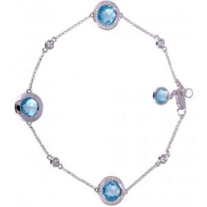 blue topaz bracelet