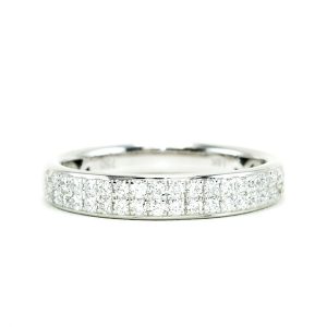 floral diamond ring
