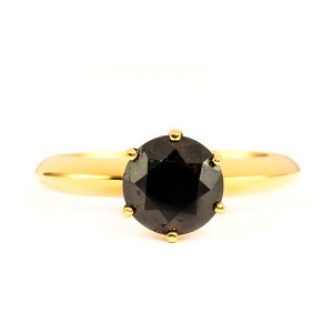 black diamond ring