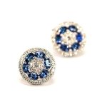 Blue Sapphire Earrings