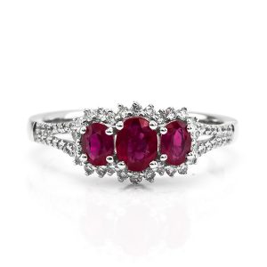 ruby diamond ring