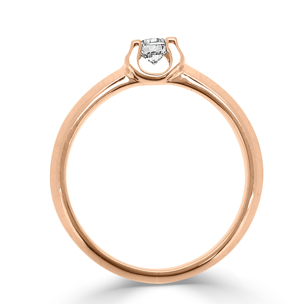 Solitaire Diamond Ring- B18595 | Diamonds Dubai