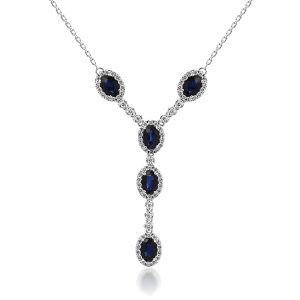 diamond and sapphire necklace