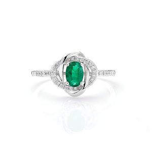 emerald diamond ring