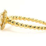 yellow gold diamond ring