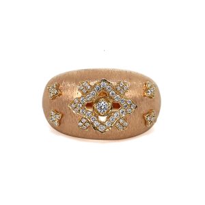 gold and diamond ring
