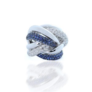 Diamond and Sapphire Ring