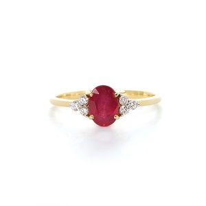 ruby engagement ring