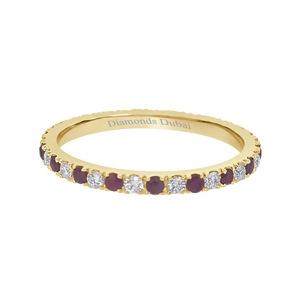Ruby band deals ring