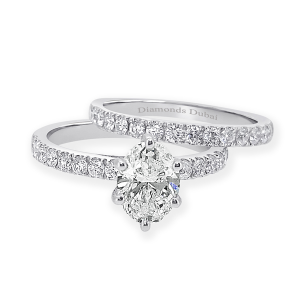 1 Carats Diamond Engagement Ring