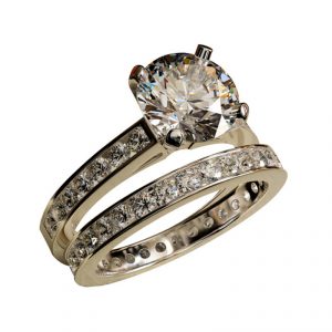 Twin ring setting