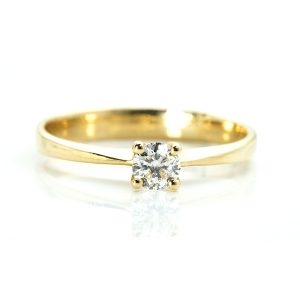 0.21 carat Solitaire Diamond Ring