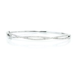 Delicate Diamond Bangle