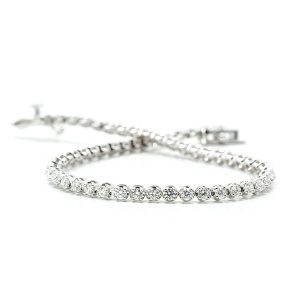 antique diamond tennis bracelet