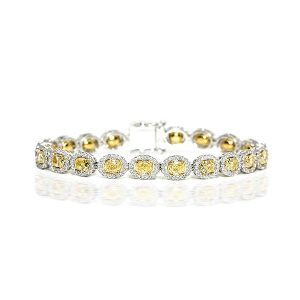 Fancy Yellow Diamond Bracelet