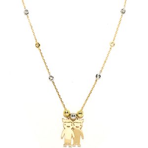Kids Diamond and gold Necklace