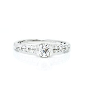 Single Diamond Engagement Ring