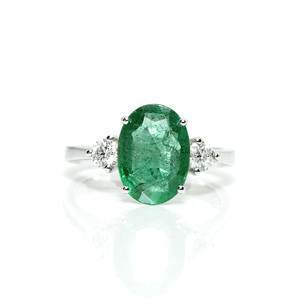 Emerald Diamond Ring