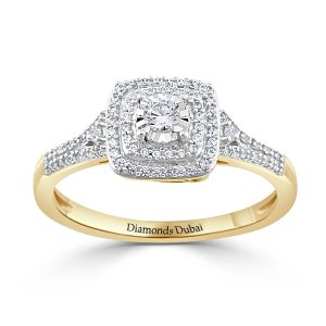 Round Cushion Engagement Ring