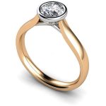 Gold diamond ring - Diamondsdubai