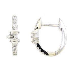 Prong Hoop Earrings