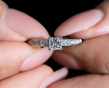 Princess Cut Diamonds Rings Dubai