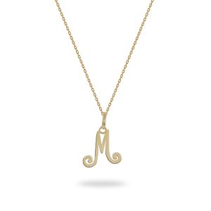 kids jewellery letter M