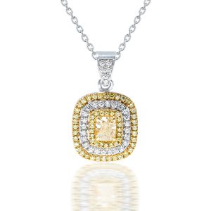 Fancy Yellow Diamond Pendant