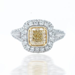 Yellow Diamond Engagement Ring