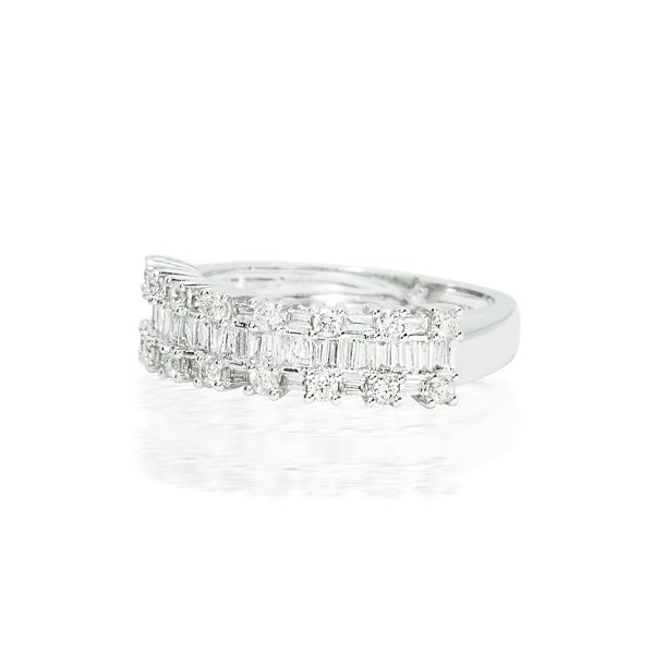 Diamond and baguette rings sale