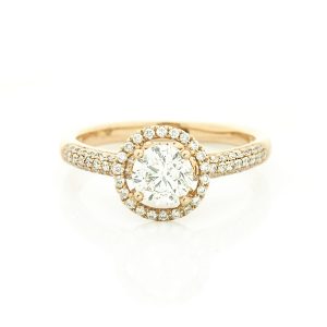 Halo Setting Diamond Ring