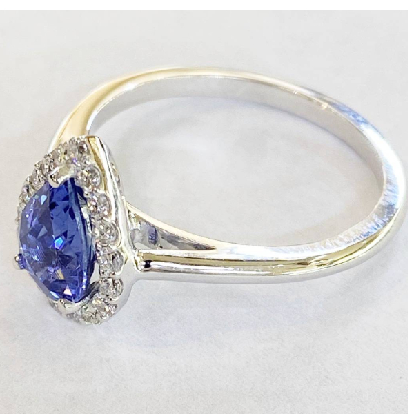 Diamond and sapphire ring engagement rings sale