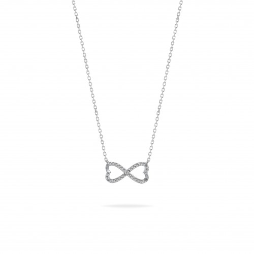 Diamond on sale infinity necklace