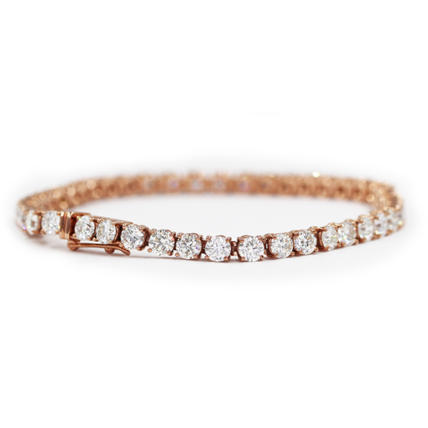Rose Gold Tennis Bracelet OR4692 Diamonds Dubai