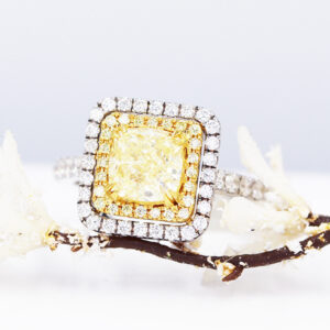 yellow diamond ring