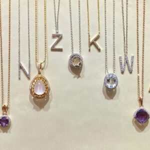 initials necklaces