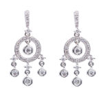 diamond drop earrings