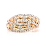 Rose Gold Diamond Ring - diamondsdubai